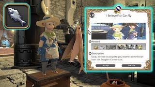 QQ - FFXIV - Fisher level 45 - I Believe Fish Can Fly