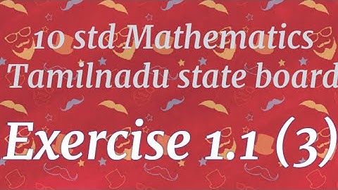 TN  samacheer 10 std  Mathematics 2020 | chapter 1 | exercise 1.1 (3) )| cartesian product| sets