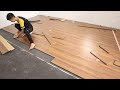 Hardwood Floor Install Process - How To Line The Wooden Floor For Bedroom