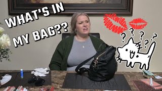 WHATS IN MY BAG 2024  ||  FIRST FULL EMPTY OF EVERYTHING SINCE 2020!!