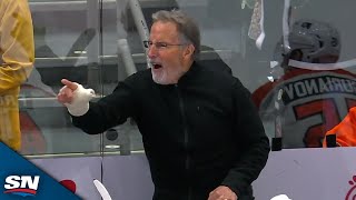 Flyers' John Tortorella Receives Game Misconduct, Initially Refuses To Leave Bench screenshot 1