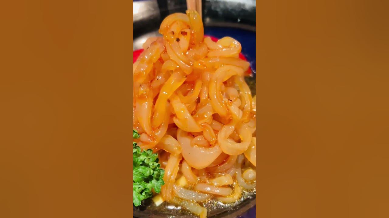 中華クラゲの冷菜スクロール Scrolling Chinese jellyfish cold dish YouTube