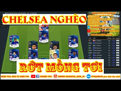 REVIEW FO4 – NGHIỆN FIFA Build Team Chelsea Nghèo Rớt Mồng Tơi Sever FO4 Việt Nam