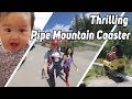 Thrilling Pipe Mountain Coaster: Family Road Trip with 7-month-old Baby!!