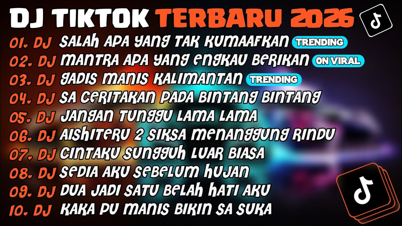 DJ TIKTOK TERBARU 2026🎵DJ SALAH APA YANG TAK KUMAAFKAN🎵DJ MANTRA APA YANG ENGKAU BERIKAN🎵FULL ALBUM