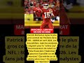 MAHOMES : CONTRAT RECORD DE 800M
