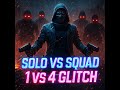 "1 vs 4 GLITCH! 😱 Solo vs Squad Insane Clutch in Free Fire 🔥 | Stealth Gamer"