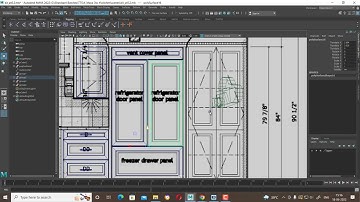 kitchen pt 5|maya interior tutorial