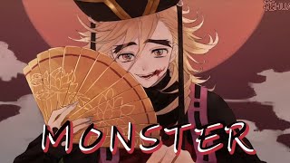 Nightcore Monster Male ver(Irene and Seulgi(Red Velvet)) Resimi