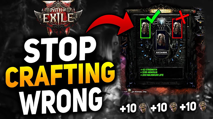 Path of Exile 2 - Huge Crafting MISTAKES to AVOID! (POE 2 Crafting Guide)