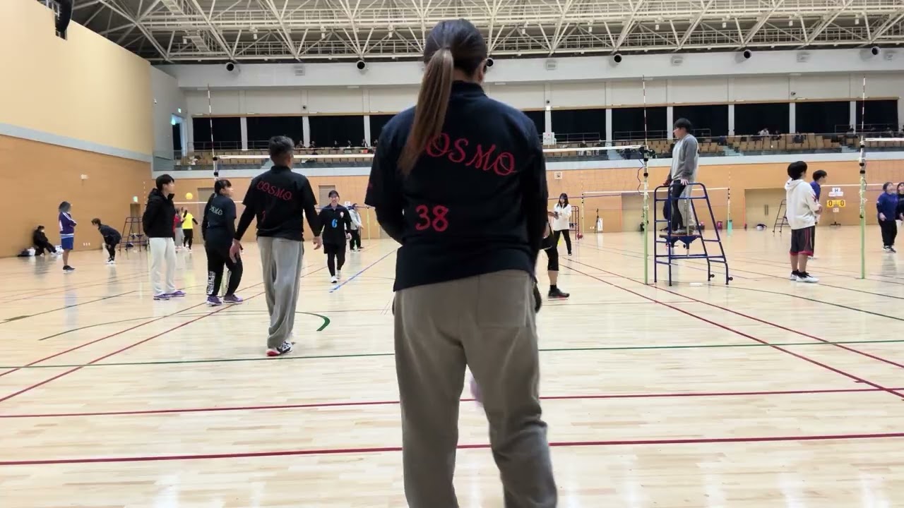 R8.3/1 ｿﾌﾄﾊﾞﾚｰﾎﾞｰﾙ大会in小山市【COSMO】✖️AMUSE①