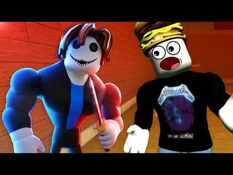 GETTING KILLED BY BAKON IN A LIBRARY! - Roblox Multiplayer