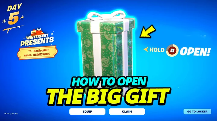 Which Winterfest Present To Open RIGHT NOW?? - ALL Fortnite Winterfest 2025 Gifts