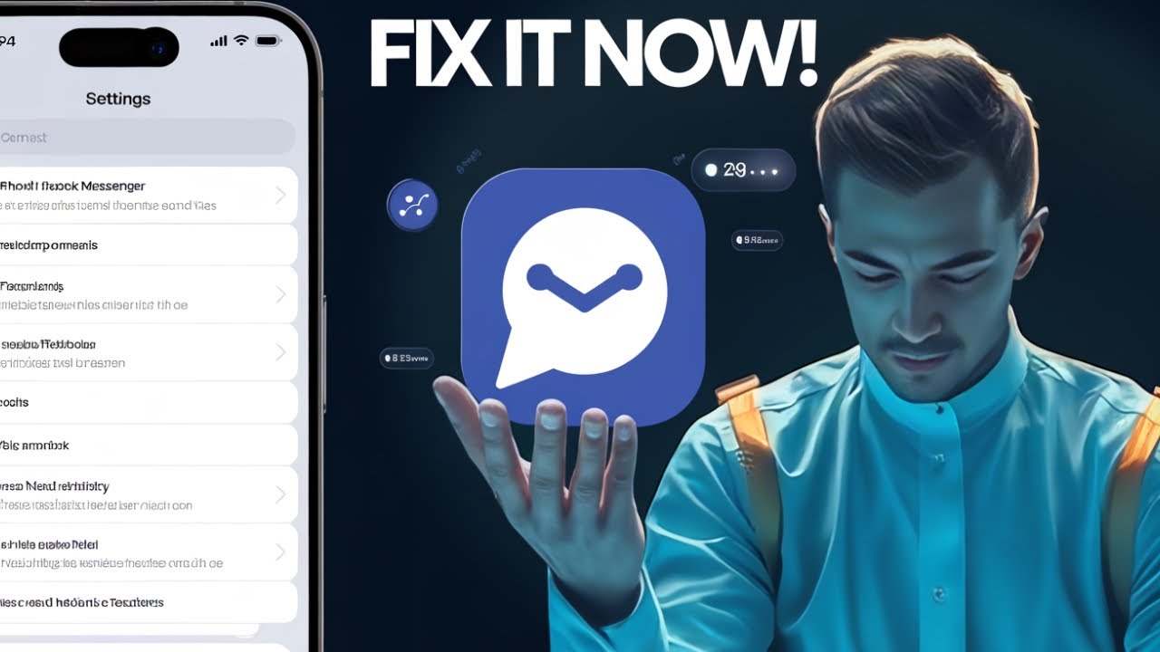 How to Fix Facebook Messenger Not Working on iPhone - YouTube
