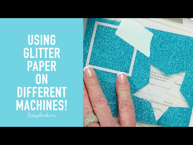 Glitter Cardstock for Die Cutting 