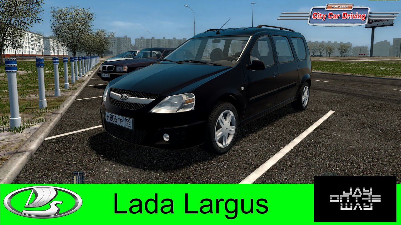 Ларгус city car driving