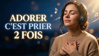 CHANTER C'EST PRIER 2 FOIS ALORS FERME LES YEUX… DIEU TE PARLE | Adoration Profonde au Casque 🎧