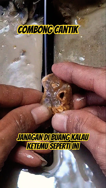 Gosok batu akik combong #batuakik #gemstone #batuakikdanpermata
