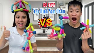 Đồ Chơi Lego Xếp Hình Nam Châm 64 Chi Tiết - Su Hào Xấu Tính Bị Bạn Bè Xua Đuổi!!!