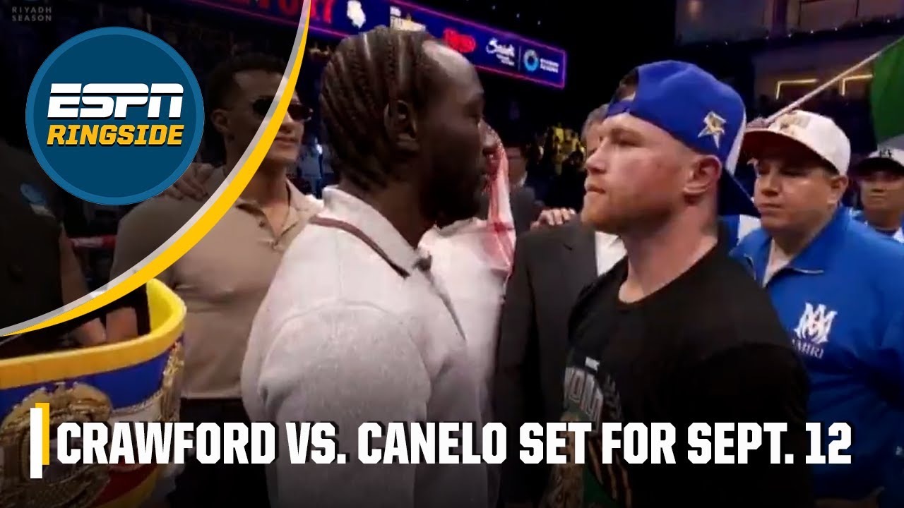 Terence Crawford vs. Canelo Alvarez announced for Sept. 12 | ESPN Ringside (via @DAZN Boxing)