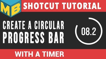 Shotcut Tutorial -  Create a Circular Progress bar & Timer