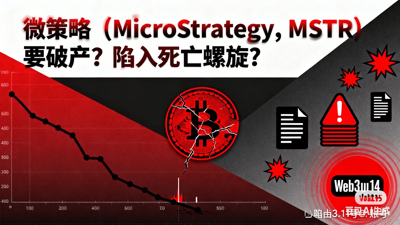 微策略（MicroStrategy, MSTR）要破产？陷入死亡螺旋？ - YouTube