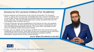 Lecture Videos | Introduction to e-Learning & Teaching for Faculty | VU001F_Topic007