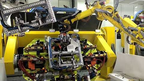 Demonstration of our three-axis vertical positioner supporting Fanuc robots applied to welding.