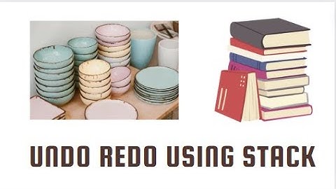 Undo and Redo Stack Implementation in Python | Text Editor Example