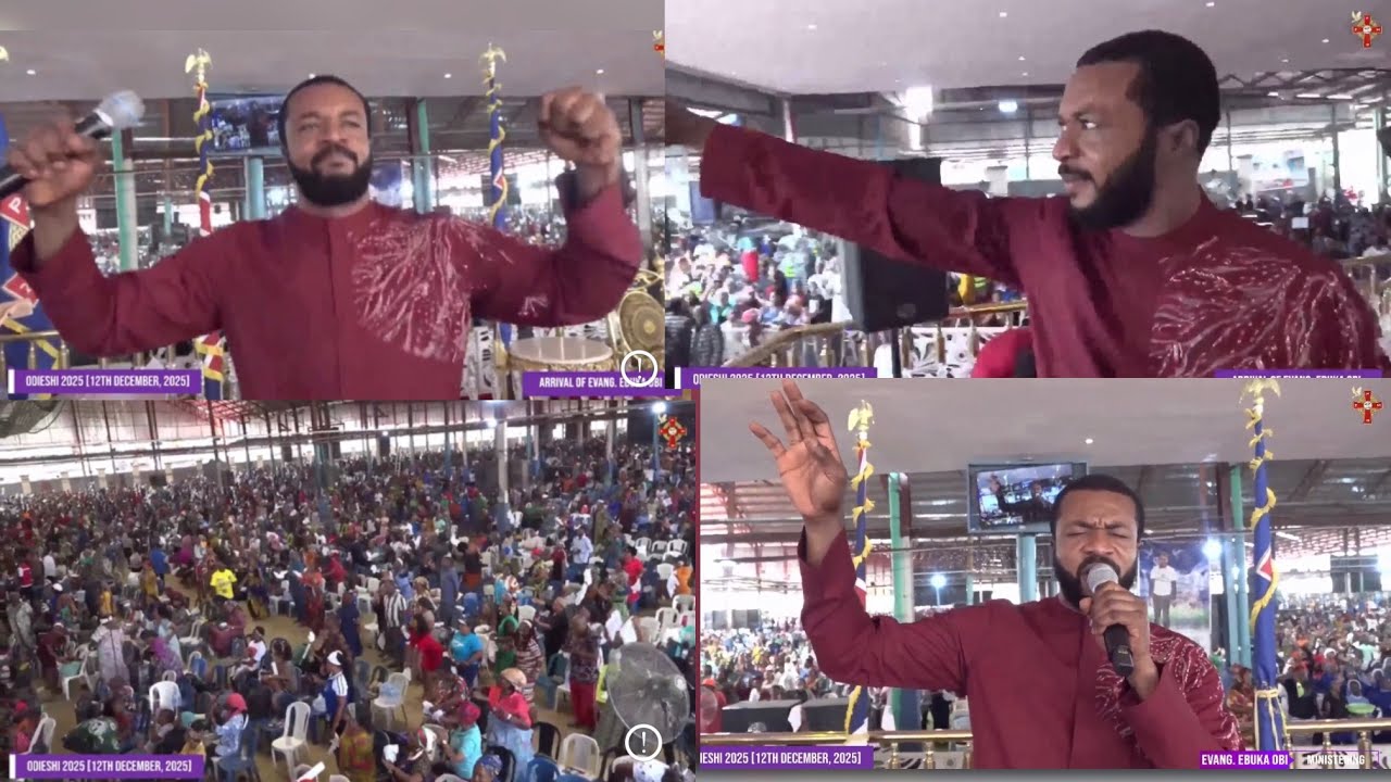 Evang Ebuka Obi Dancing And Praising God Of Zion For Successful Odeshi 205