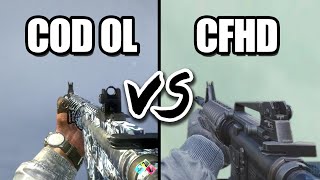 【CFHD vs COD OL】M4A1 Comparison between COD Online and Crossfire HD