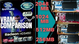 AMD Radeon HD 5450 256mb vs 512mb vs 1gb vs 2gb vram! screenshot 4