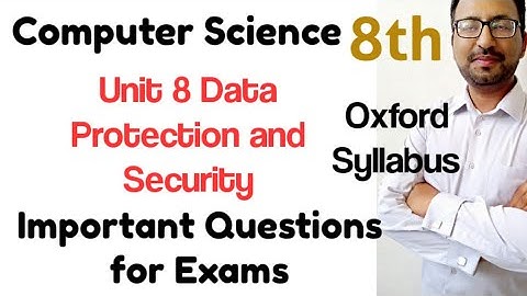 Computer Science Class 8 Oxford Syllabus II Computer Science MCQs and Board Exams Questions.