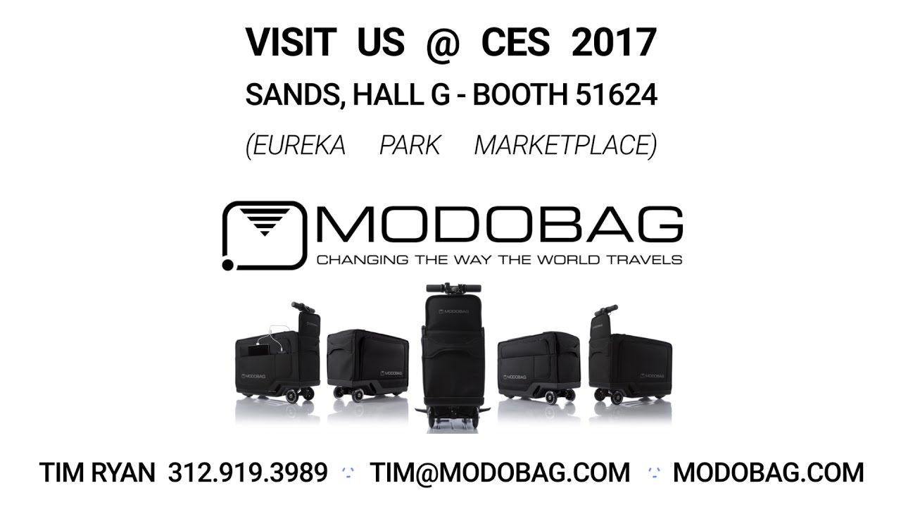 Modobag Logo MODOBAG - CES 2017 Media Pitch Video - YouTube