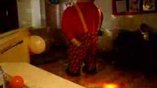 the inflatable clown