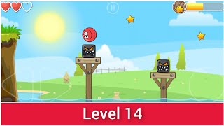 Red Ball 4 | Level 14 | Green Hills | Walkthrough