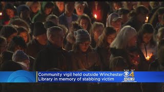 Hundreds Light Candles In Memory Of Woman Killed Inside Winchester Library