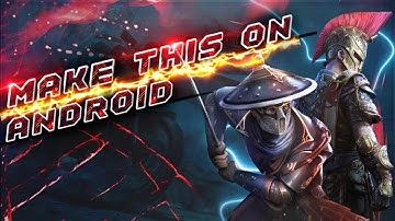 Make PUBG inspired thumbnail on android |  PUBGMOBILE