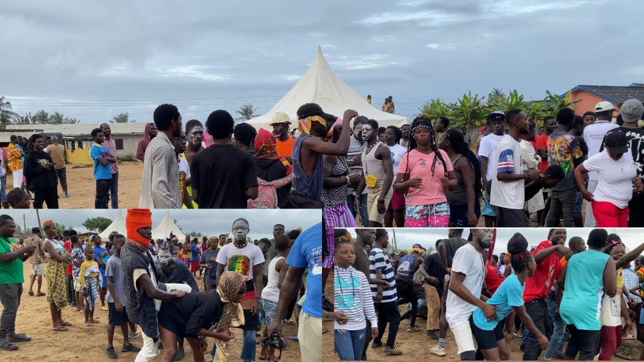 Night day celebration at Esiama Kundum (Festival) people do not sleep YouTube