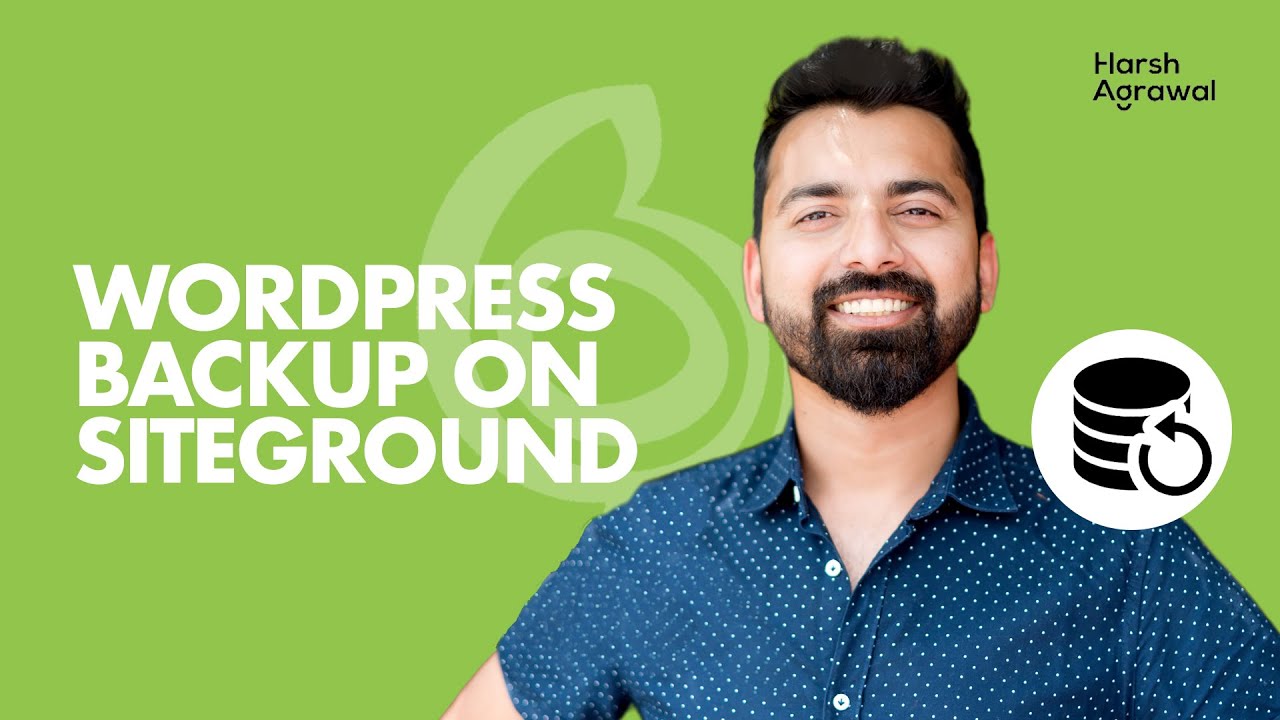 How To Take Manual Backup of WordPress on SiteGround Hosting