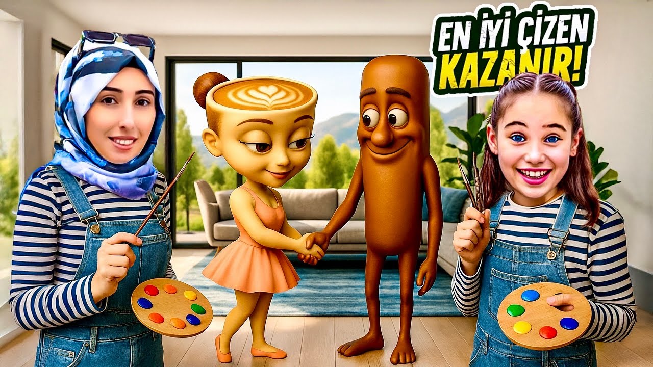 ELİF SİNEM TUNG TUNG SAHUR RESMİNİ EN İYİ ÇİZEN KAZANIR !!