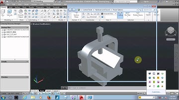 AutoCAD Tutorial 3D Modelling Vee Block Clamp