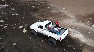 WPL C24-1 backyard test run😁 with stock motor and electronics ☺️