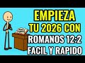 CAMBIA TU VIDA EN 2026 CON ROMANOS Y SIENTE EL PODER DE DIOS TRABAJAR EN TU VIDA