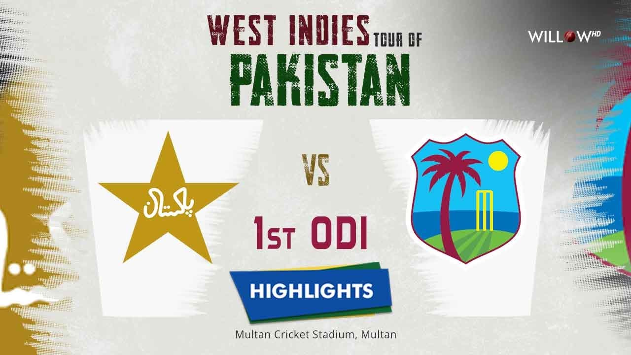 Highlights 1st ODI, Pakistan vs West Indies, 1st ODI, Pakistan vs West Indies