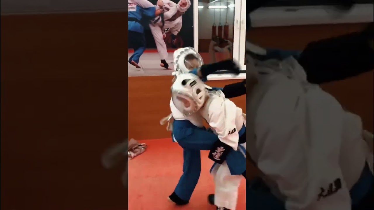 #тренировкавзале дети 7-9 лет #shorts #sparring #kudo