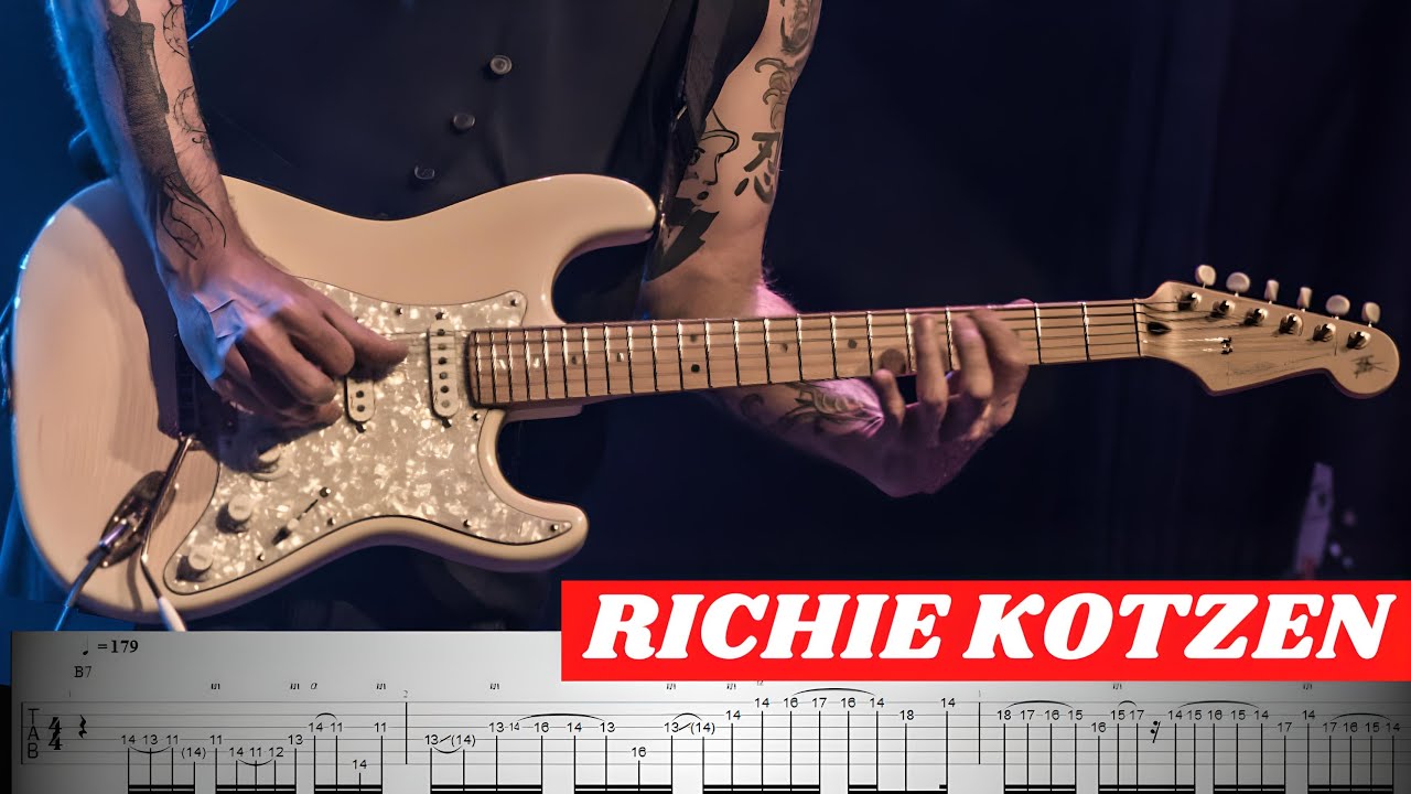 When You’re SHREDDING WITHOUT a PICK, and It's TOO SMOOTH to Believe!!! RICHIE KOTZEN