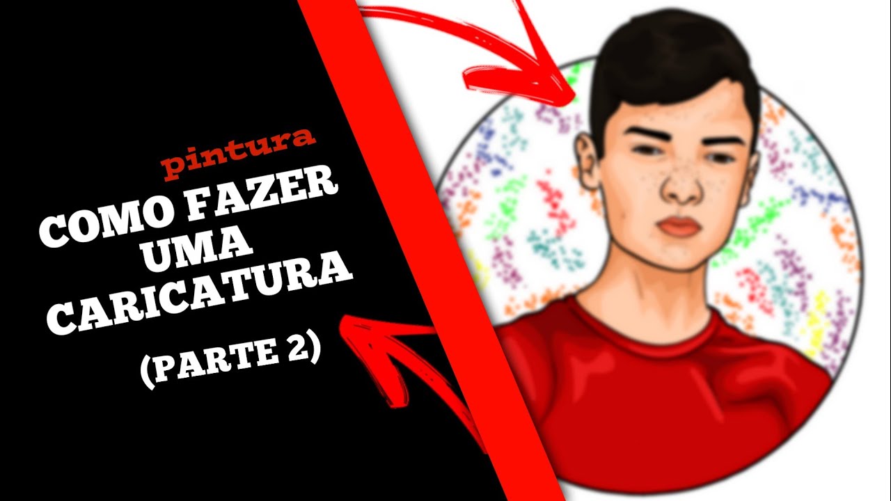 COMO FAZER UMA CARICATURA NO CELULAR, PINTURA (PARTE 2)