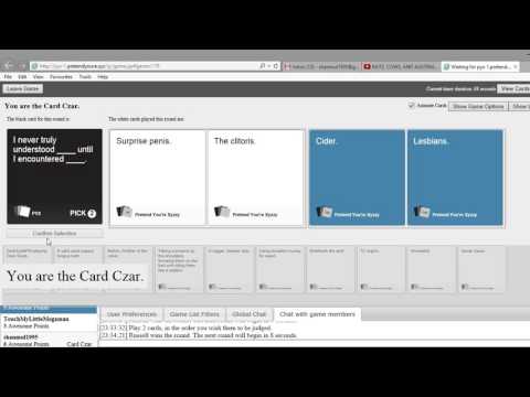 Nostalgia Critic's Wild Friday Night | Cards Against Humanity #23 w/ 8feet and RustyS18