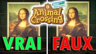 VRAI ou FAUX tableau ? Reconnaître une Contrefaçon | Animal Crossing New Horizons screenshot 4